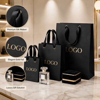 Paper bags · Paperboard · Ribbon handles